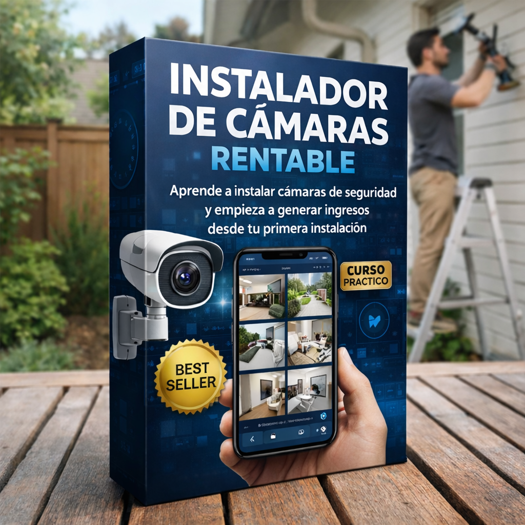 🎥 INSTALADOR PRO DE CÁMARAS 📡 APRENDE A INSTALAR CÁMARAS DE SEGURIDAD DESDE 0 Y EMPIEZA A COBRAR DESDE EL PRIMER DÍA